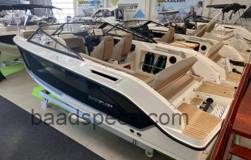 Quicksilver Activ 675 Bowrider tekniske specifikationer og anmeldelser